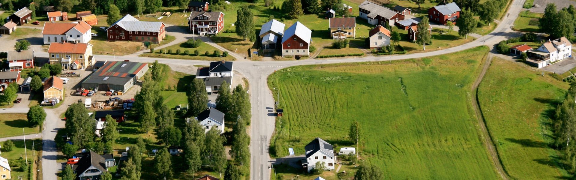 Flygfoto över Gottnebygden